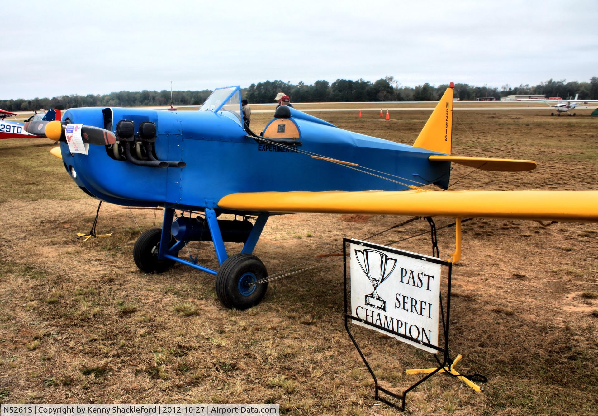 N5261S, 2006 Bowers Fly Baby 1A C/N 4870, Flybaby
Evergreen, AL