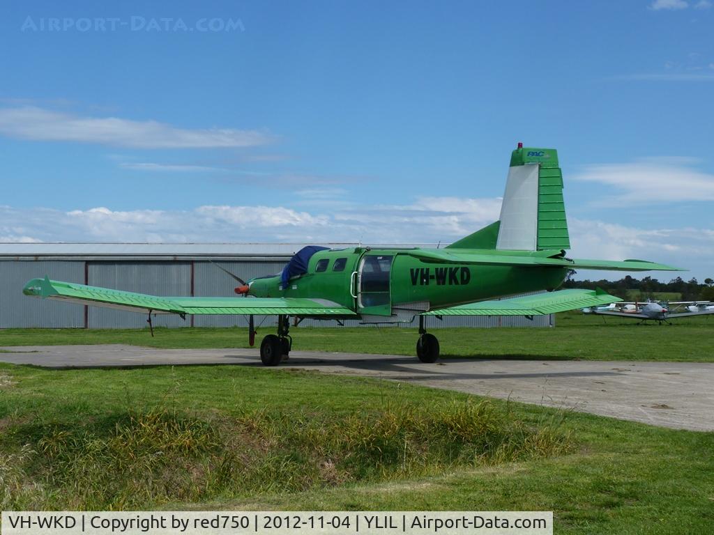 VH-WKD, 2003 Pacific Aerospace Cresco 08-600 C/N 038, Pacific Aerospace Cresco 08-600 rigged for skydiving at Lilydale.