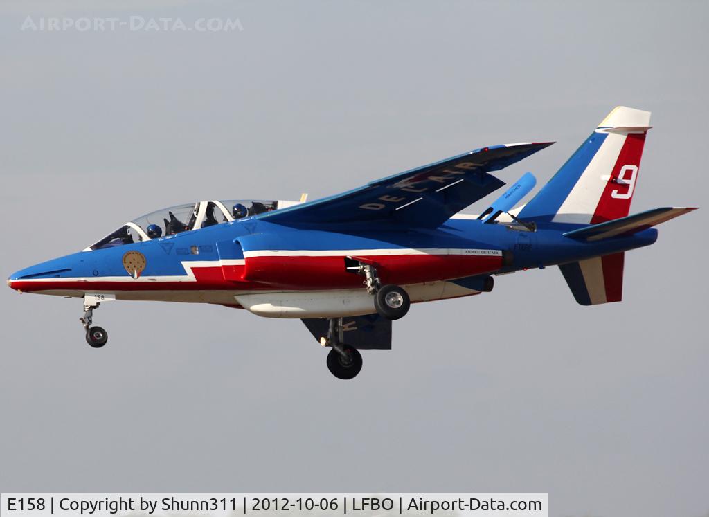 E158, Dassault-Dornier Alpha Jet E C/N E158, Landing rwy 14L