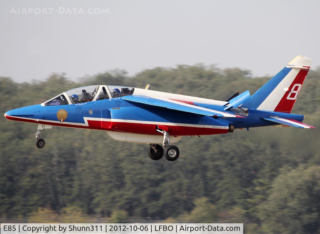 E85, Dassault-Dornier Alpha Jet E C/N E85, Landing rwy 14L