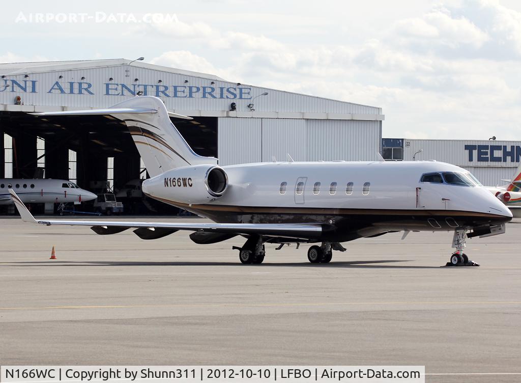 N166WC, 2008 Bombardier Challenger 300 (BD-100-1A10) C/N 20214, Parked at the General Aviation apron...