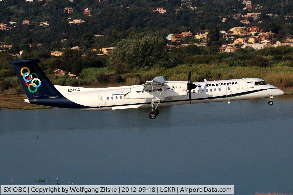 SX-OBC, 2009 De Havilland Canada DHC-8-402Q Dash 8 C/N 4276, visitor