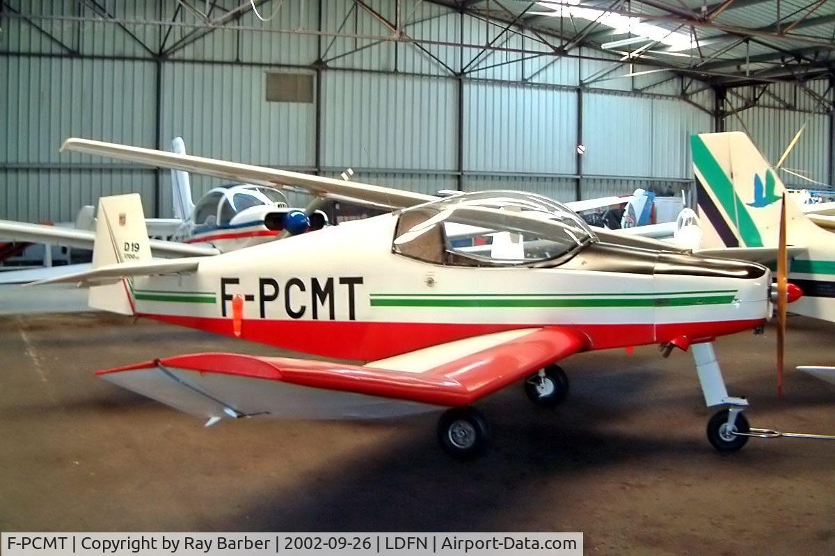F-PCMT, Jodel D-19 C/N 95, Jodel D.19 [95] Rochefort-St Agnant~F 26/09/2002