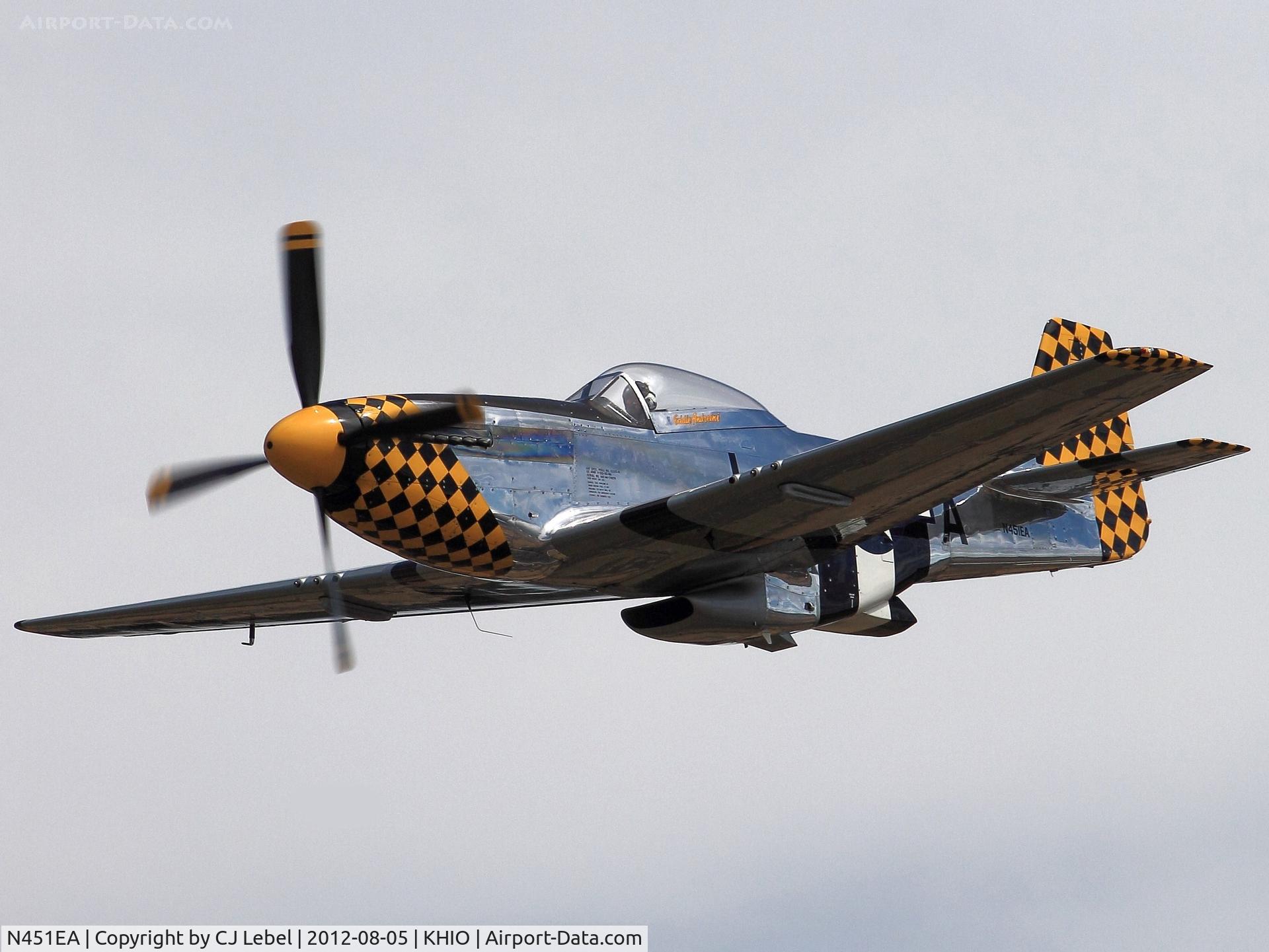N451EA, 1944 North American F-51D Mustang C/N 44-73079, 2012 Oregon International Airshow
