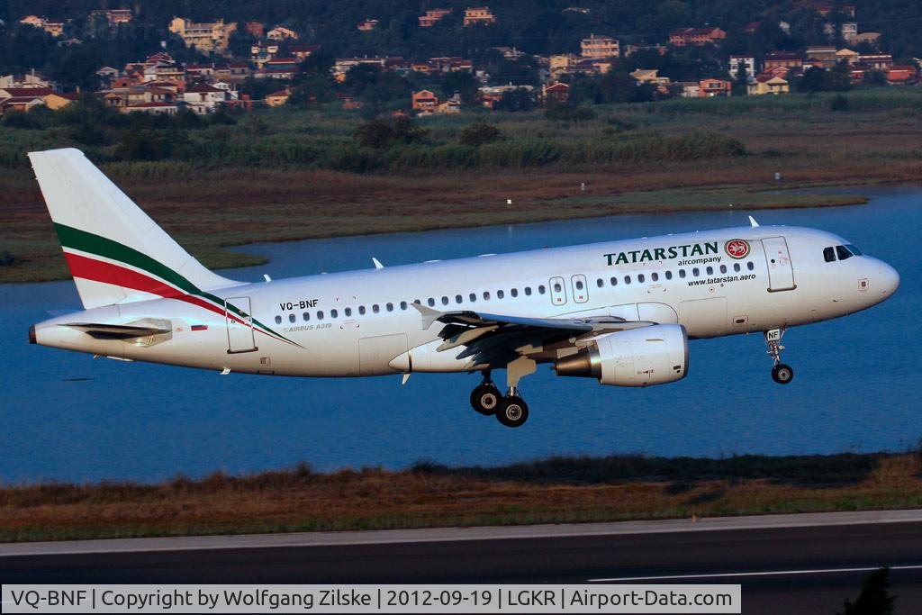 VQ-BNF, 2007 Airbus A319-112 C/N 3331, visitor