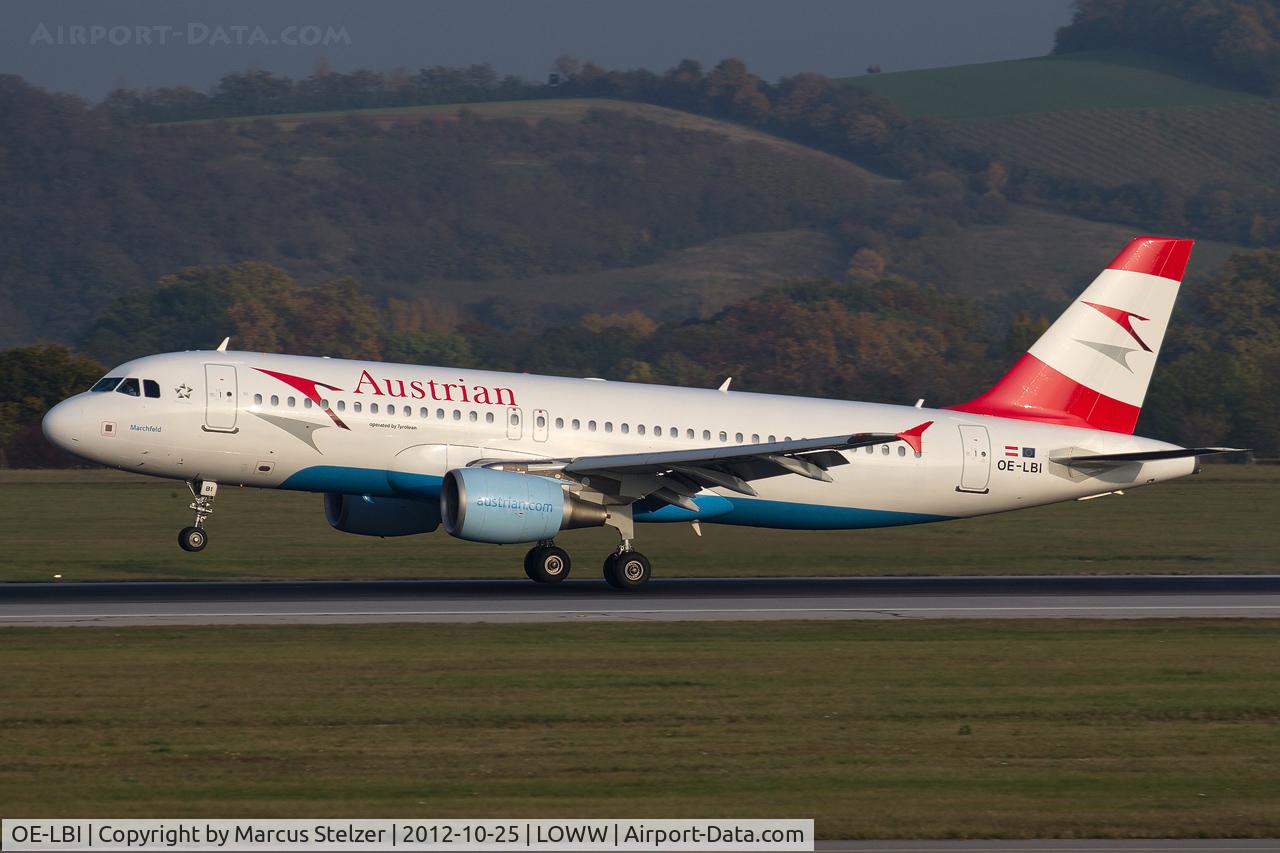 OE-LBI, 2003 Airbus A320-214 C/N 1937, New Austrian Airbus