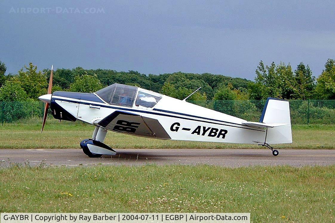 G-AYBR, 1964 Jodel D-112 Club C/N 1259, Jodel D.112 [1259] Kemble~G 11/07/2004. Taxiing for departure.