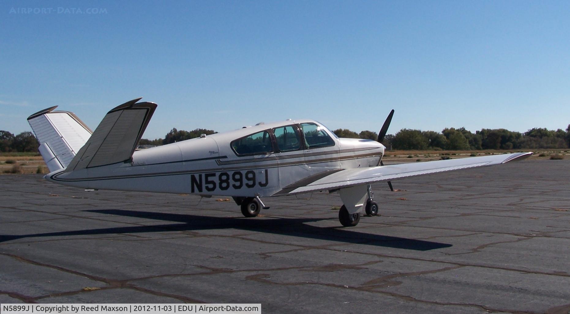 N5899J, 1965 Beech S35 Bonanza C/N D-7880, Right rear at EDU