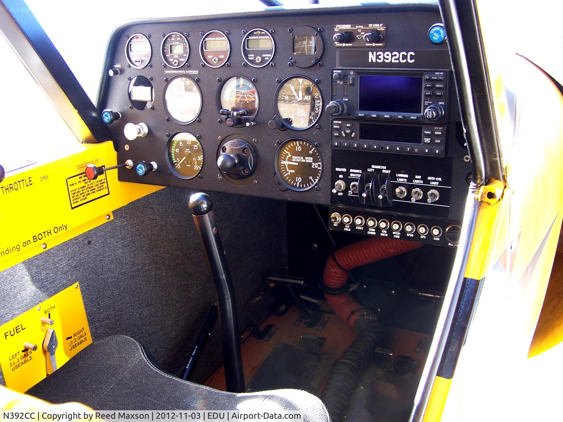 N392CC, 2003 Piper/cub Crafters PA-18-150 C/N 9960CC, Piper PA-18 panel