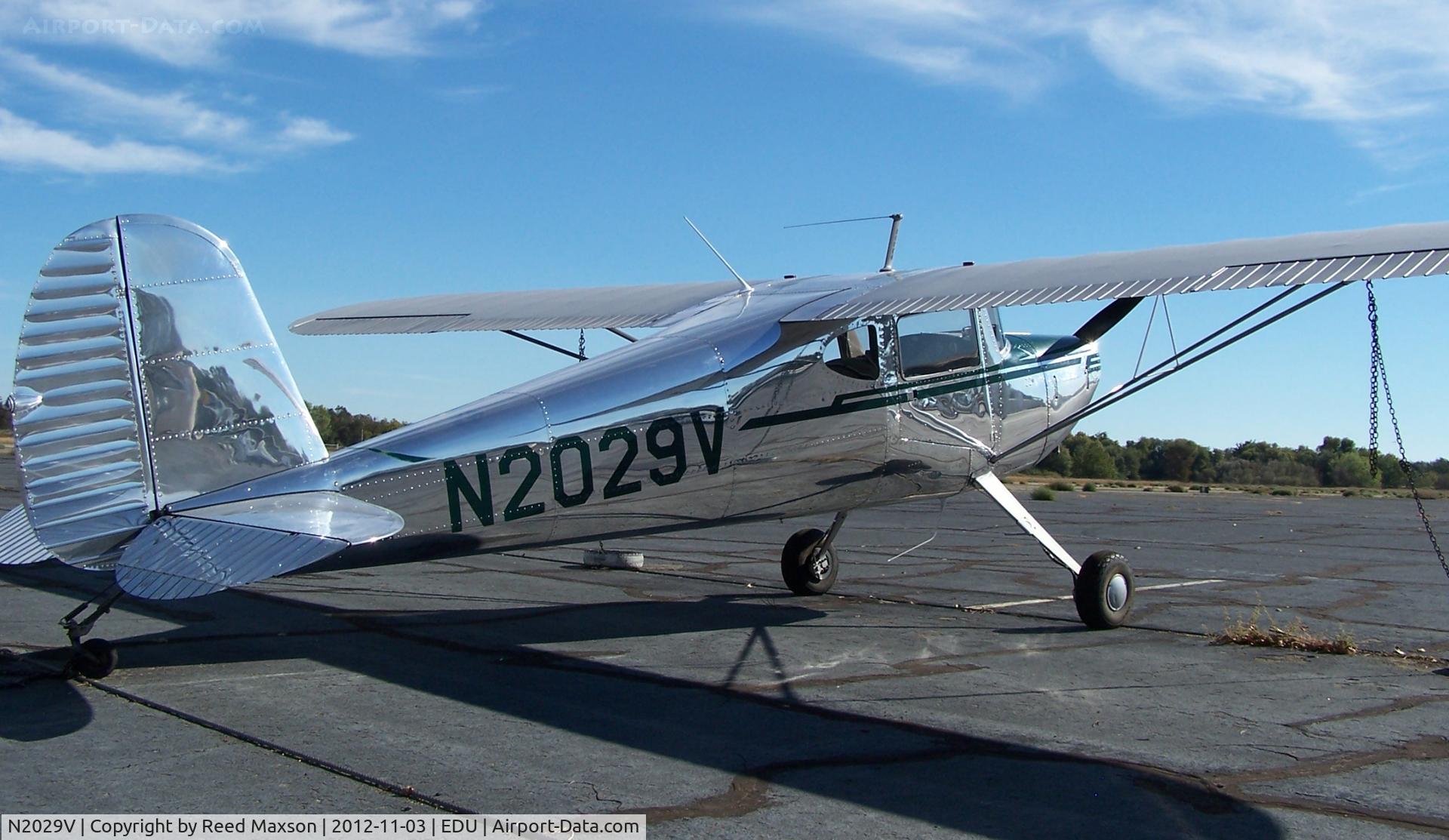 N2029V, 1947 Cessna 140 C/N 14242, Right rear