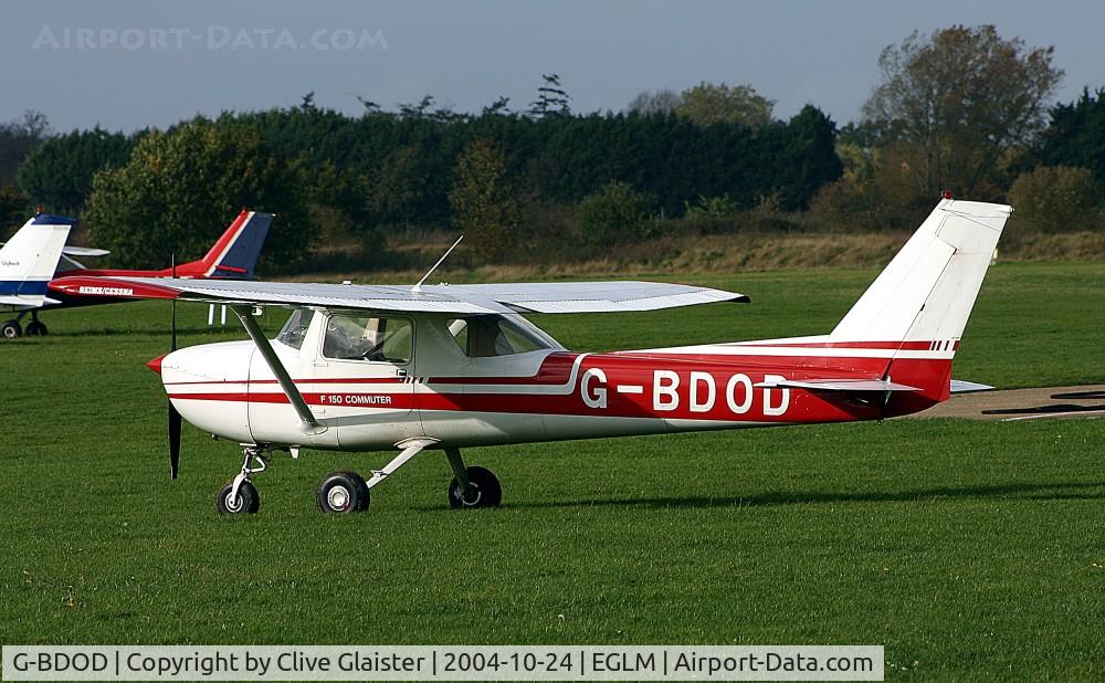 G-BDOD, 1975 Reims F150M C/N 1266, Originally owned to, Westair Flying Services Ltd in January 1976 and currently in private hands since May 1995.