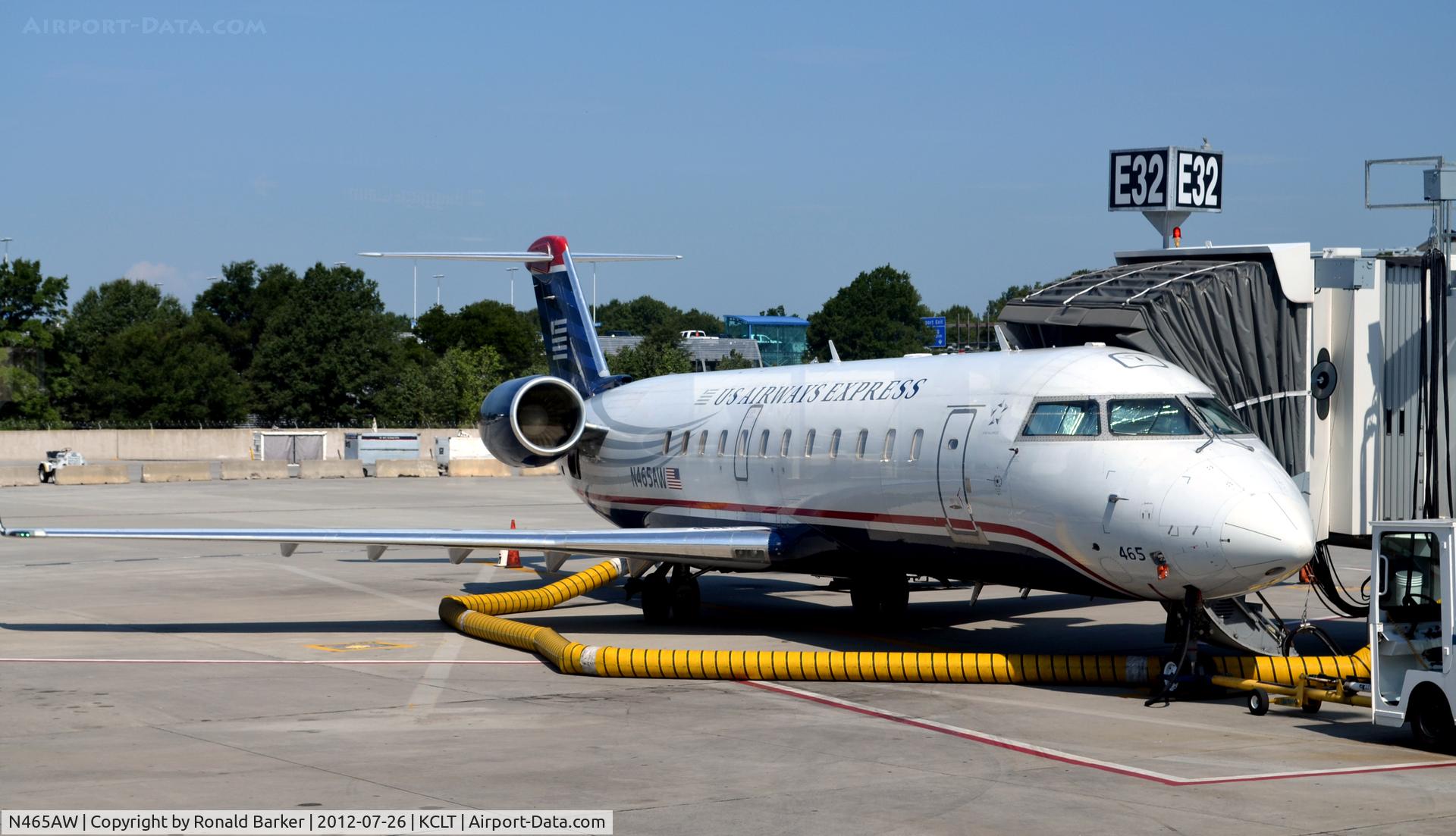 N465AW, 2004 Bombardier CRJ-200LR (CL-600-2B19) C/N 7893, CLT