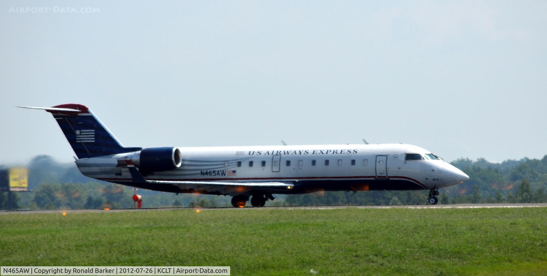 N465AW, 2004 Bombardier CRJ-200LR (CL-600-2B19) C/N 7893, CLT