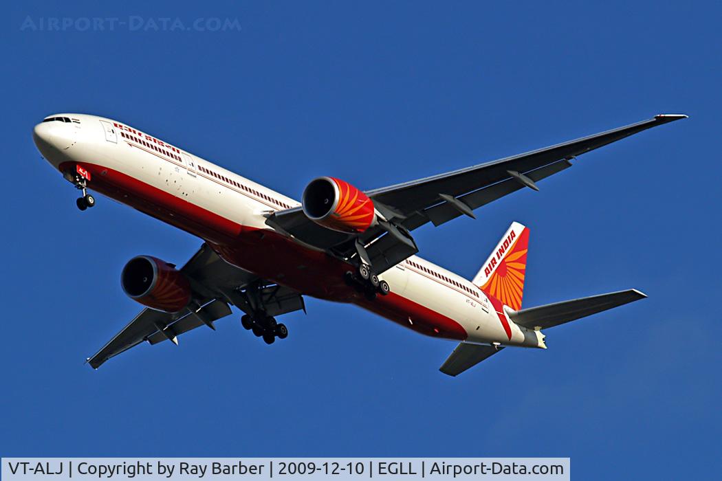VT-ALJ, 2007 Boeing 777-337/ER C/N 36308, Boeing 777-337ER [36308] (Air India) Home~G 10/12/2009