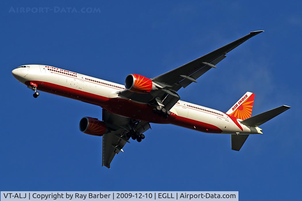 VT-ALJ, 2007 Boeing 777-337/ER C/N 36308, Boeing 777-337ER [36308] (Air India) Home~G 10/12/2009
