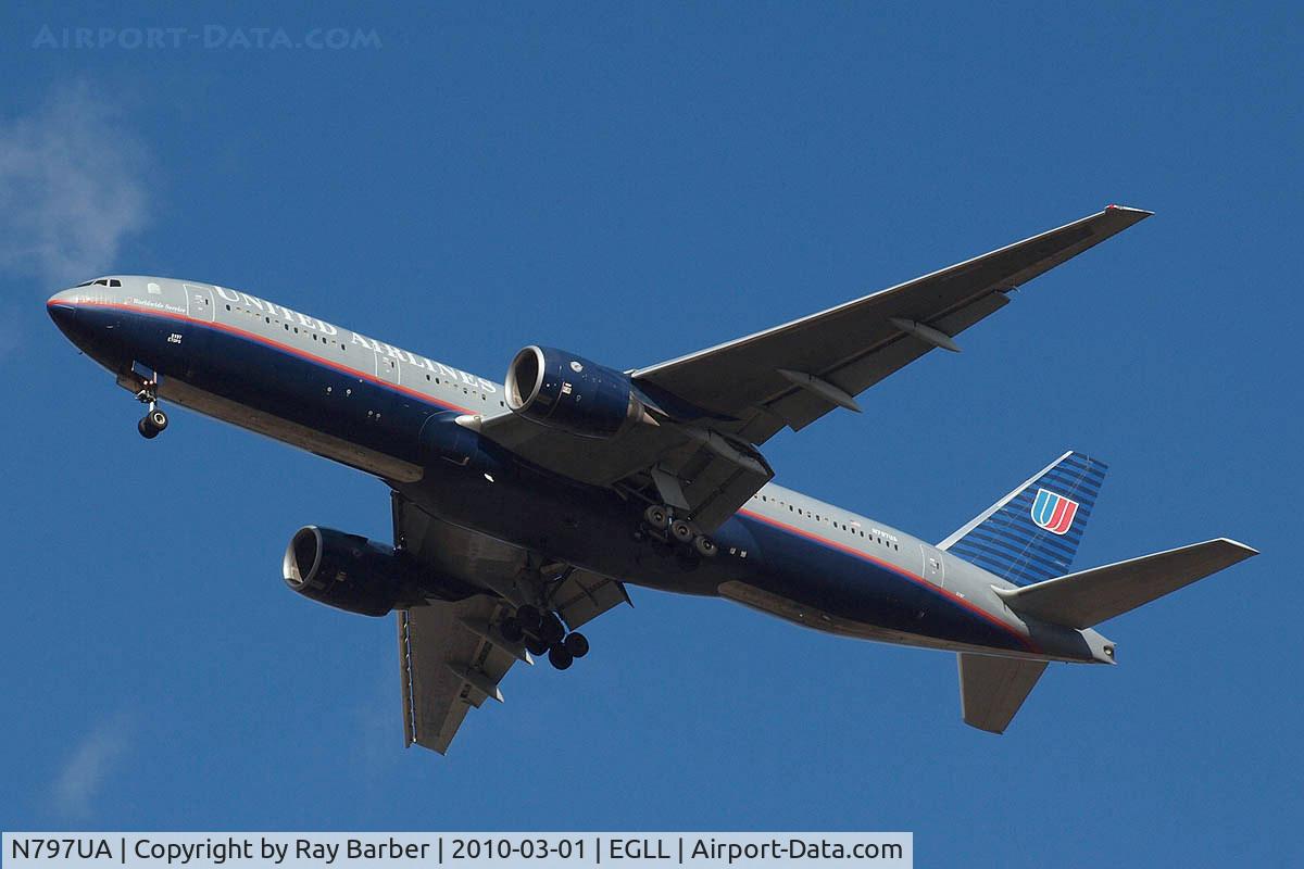N797UA, 1998 Boeing 777-222 C/N 26924, Boeing 777-222ER (United Airlines) [26924] 01/03/2010