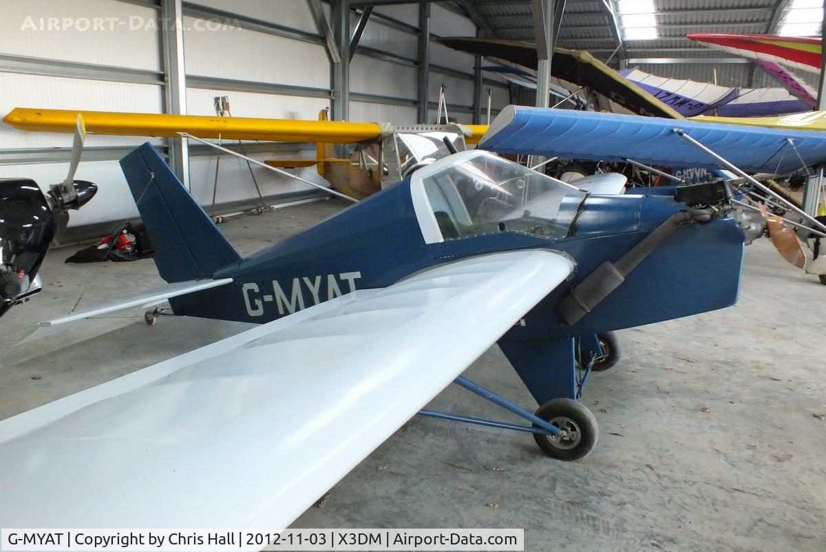 G-MYAT, 1992 Team Mini-Max C/N PFA 186-12017, at Darley Moor Airfield, Ashbourne, Derbyshire