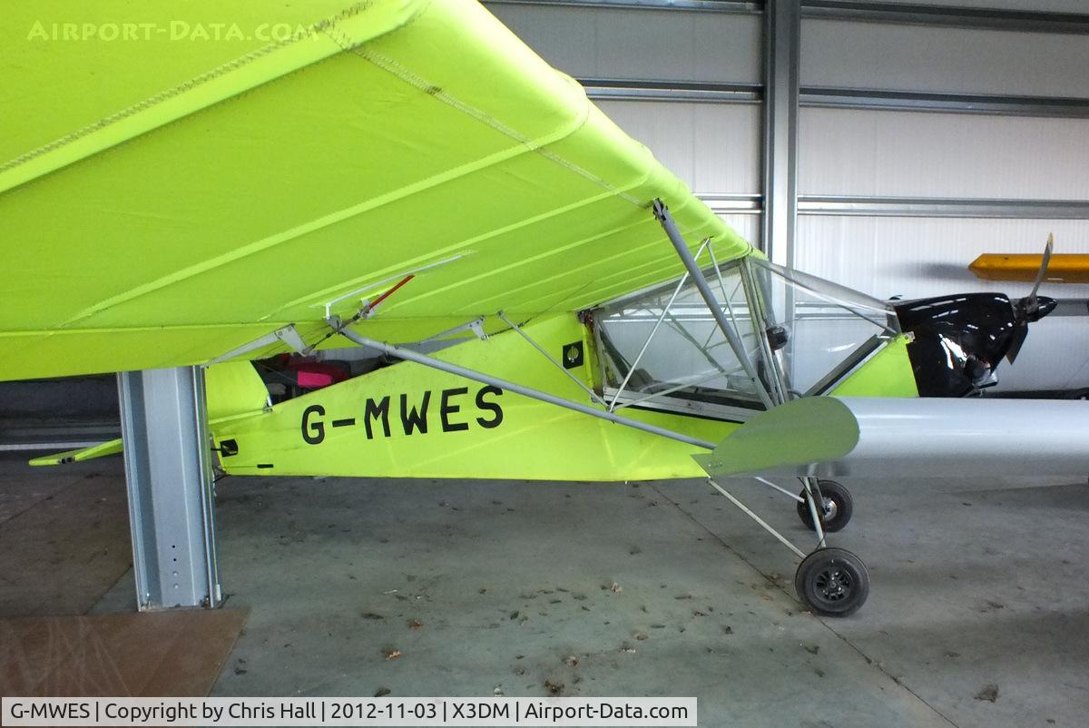 G-MWES, 1990 Rans S-4 Coyote 1 C/N PFA 193-11737, at Darley Moor Airfield, Ashbourne, Derbyshire