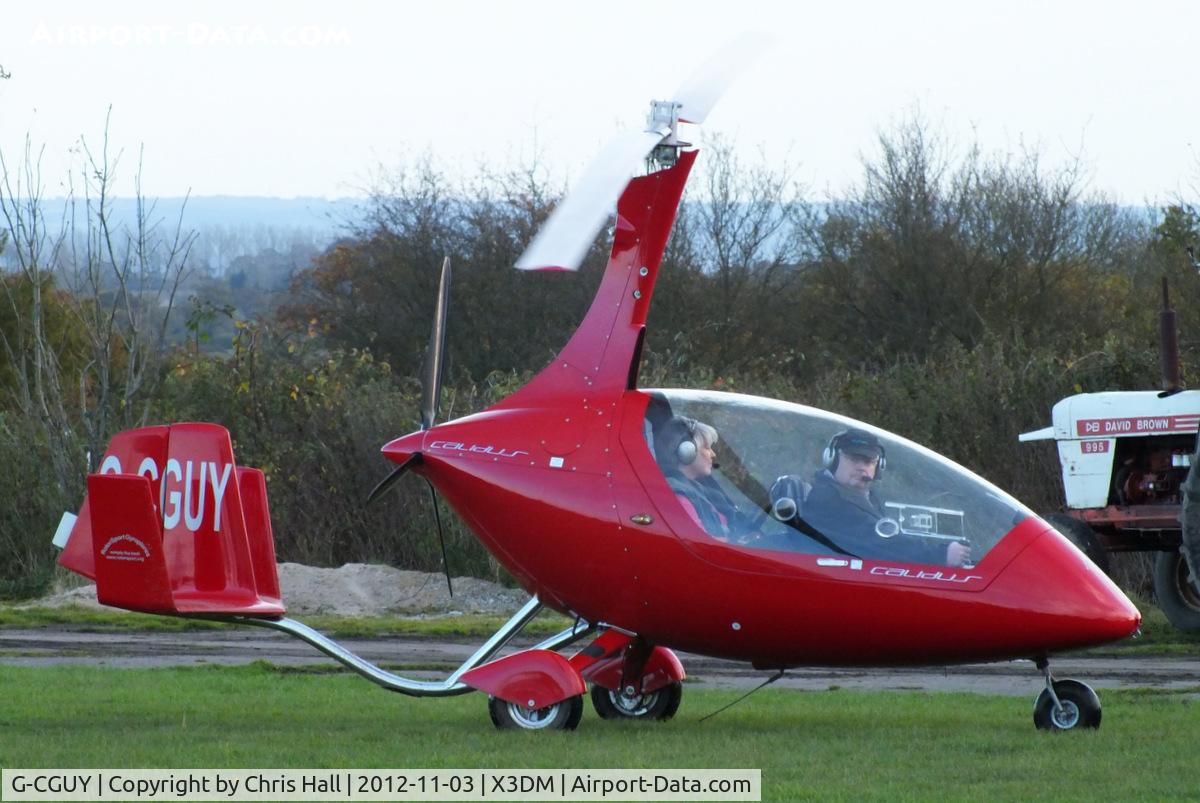 G-CGUY, 2010 Rotorsport UK Calidus C/N RSUK/CALS/017, at Darley Moor Airfield, Ashbourne, Derbyshire