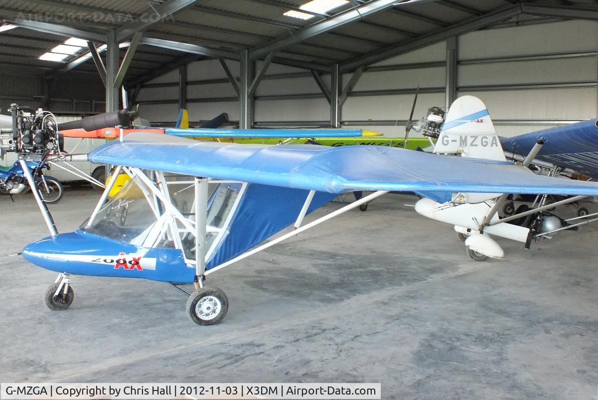 G-MZGA, 1997 Cyclone AX2000 C/N 7303, at Darley Moor Airfield, Ashbourne, Derbyshire