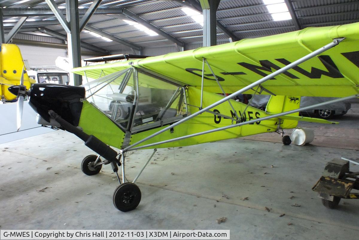 G-MWES, 1990 Rans S-4 Coyote 1 C/N PFA 193-11737, at Darley Moor Airfield, Ashbourne, Derbyshire