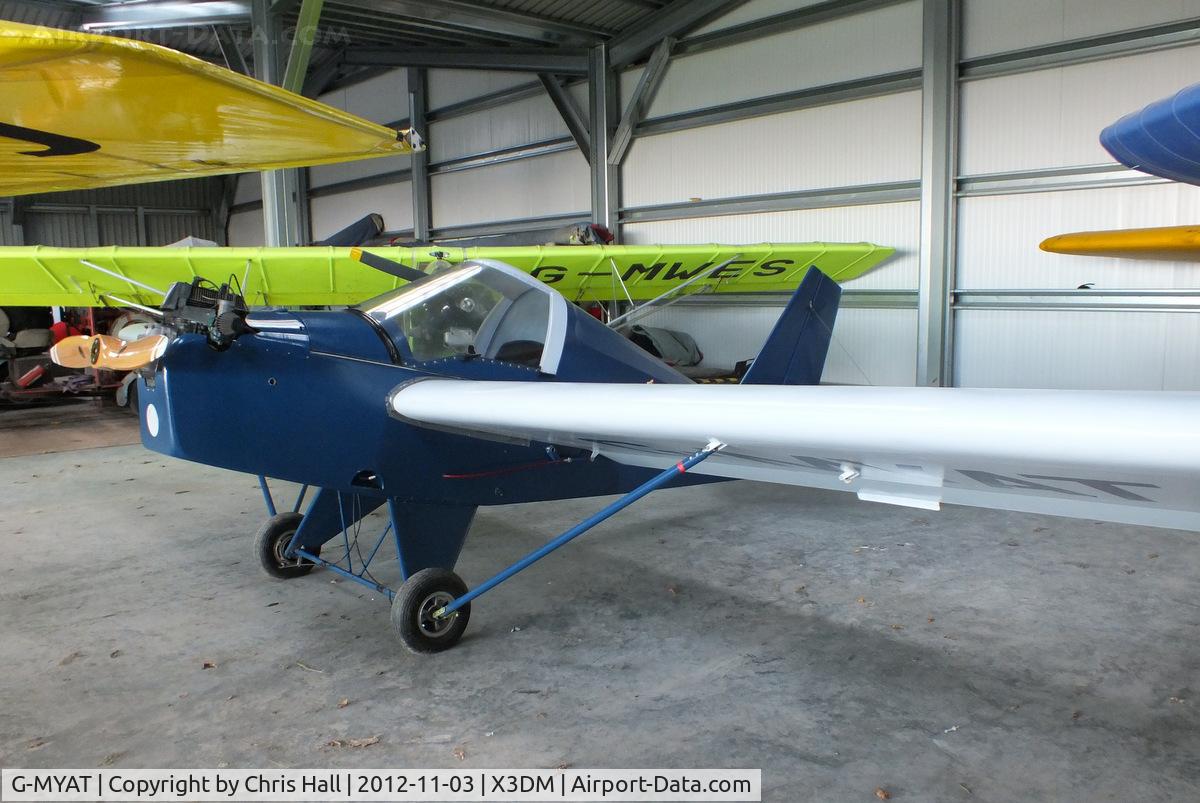 G-MYAT, 1992 Team Mini-Max C/N PFA 186-12017, at Darley Moor Airfield, Ashbourne, Derbyshire
