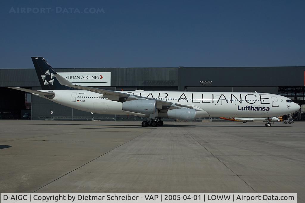 D-AIGC, 1993 Airbus A340-311 C/N 027, Lufthansa Airbus 340-300