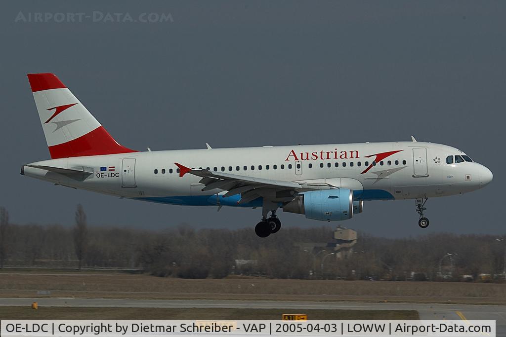 OE-LDC, 2004 Airbus A319-112 C/N 2262, Austrian Airlines Airbus 319