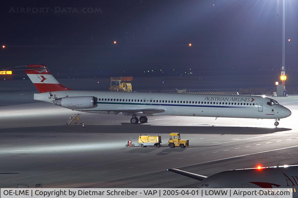 OE-LME, 1993 McDonnell Douglas MD-83 (DC-9-83) C/N 53377, Austrian Airlines MD83