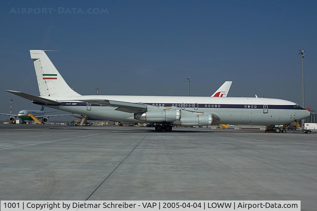 1001, 1978 Boeing 707-386C C/N 21396, Iran Air Force Boeing 707-300