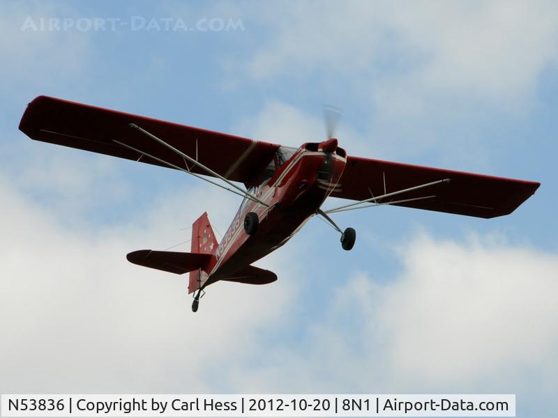 N53836, 1975 Bellanca 7ECA Citabria C/N 1124-75, Photographed at Golden Age Air Museum's Great Pumpkin Fly-In.
