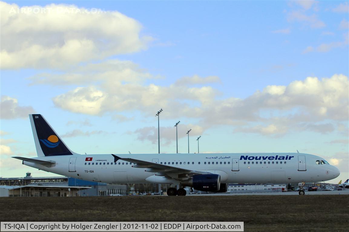 TS-IQA, 1999 Airbus A321-211 C/N 970, Arrival from Enfidha/Tunesia on taxiway W1.....