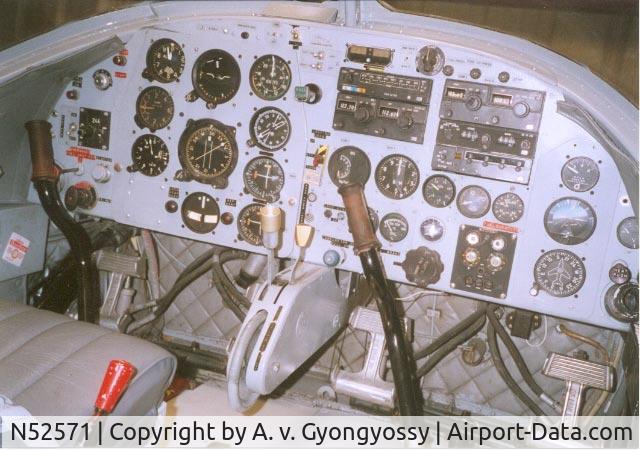 N52571, 1957 Piaggio P-149D C/N 296, Panel during 1992