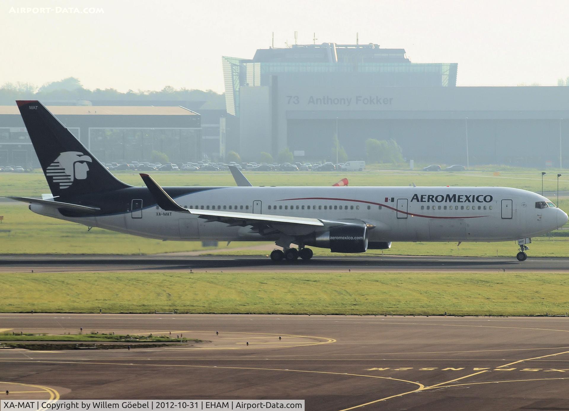 XA-MAT, 1991 Boeing 767-3Y0/ER C/N 24947, Taxi to runway 24 of Schiphol Airport