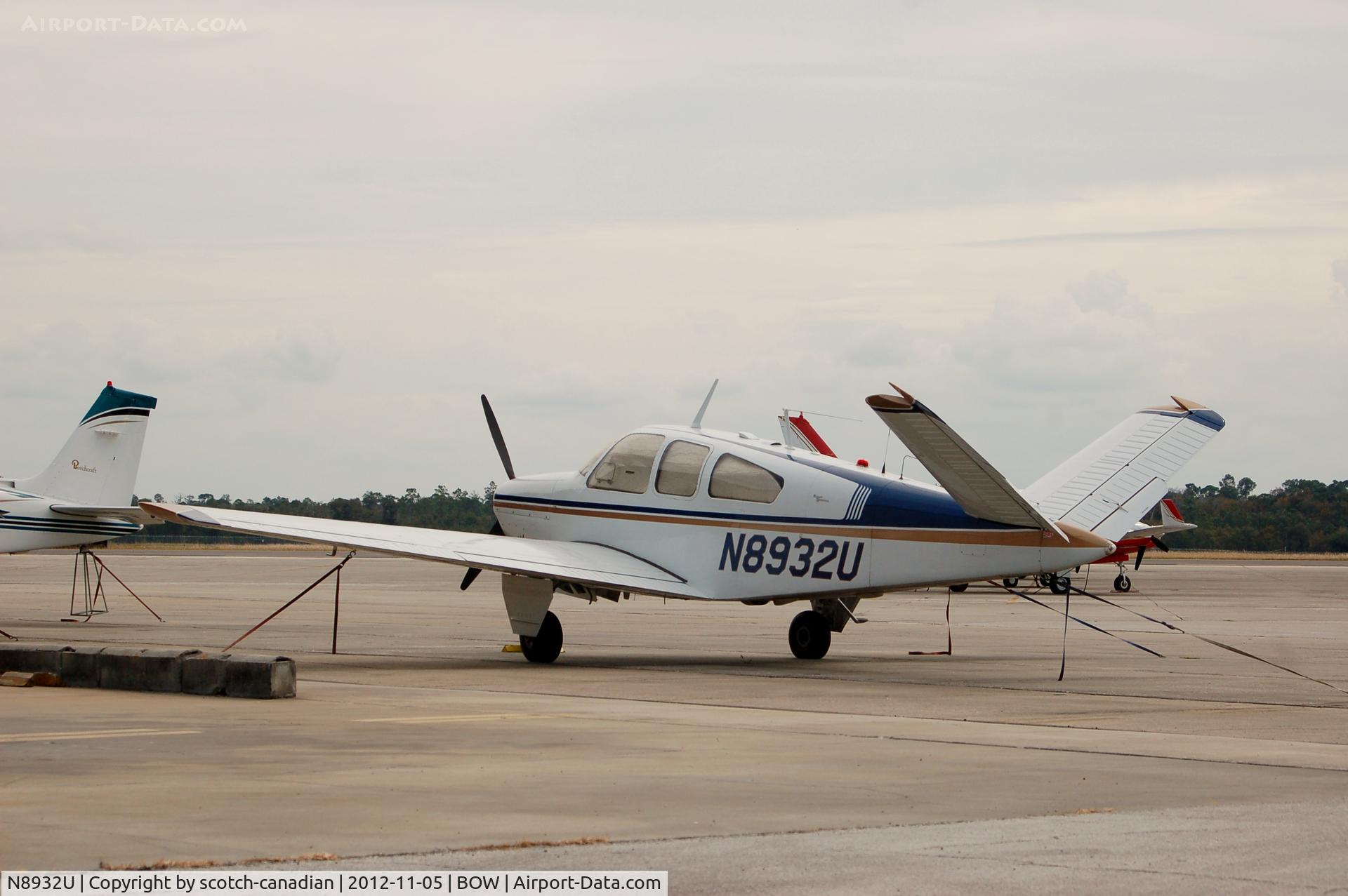 N8932U, 1965 Beech S35 Bonanza C/N D-7921, 1965 Beech S35 N8932U at Bartow Municipal Airport, Bartow, FL