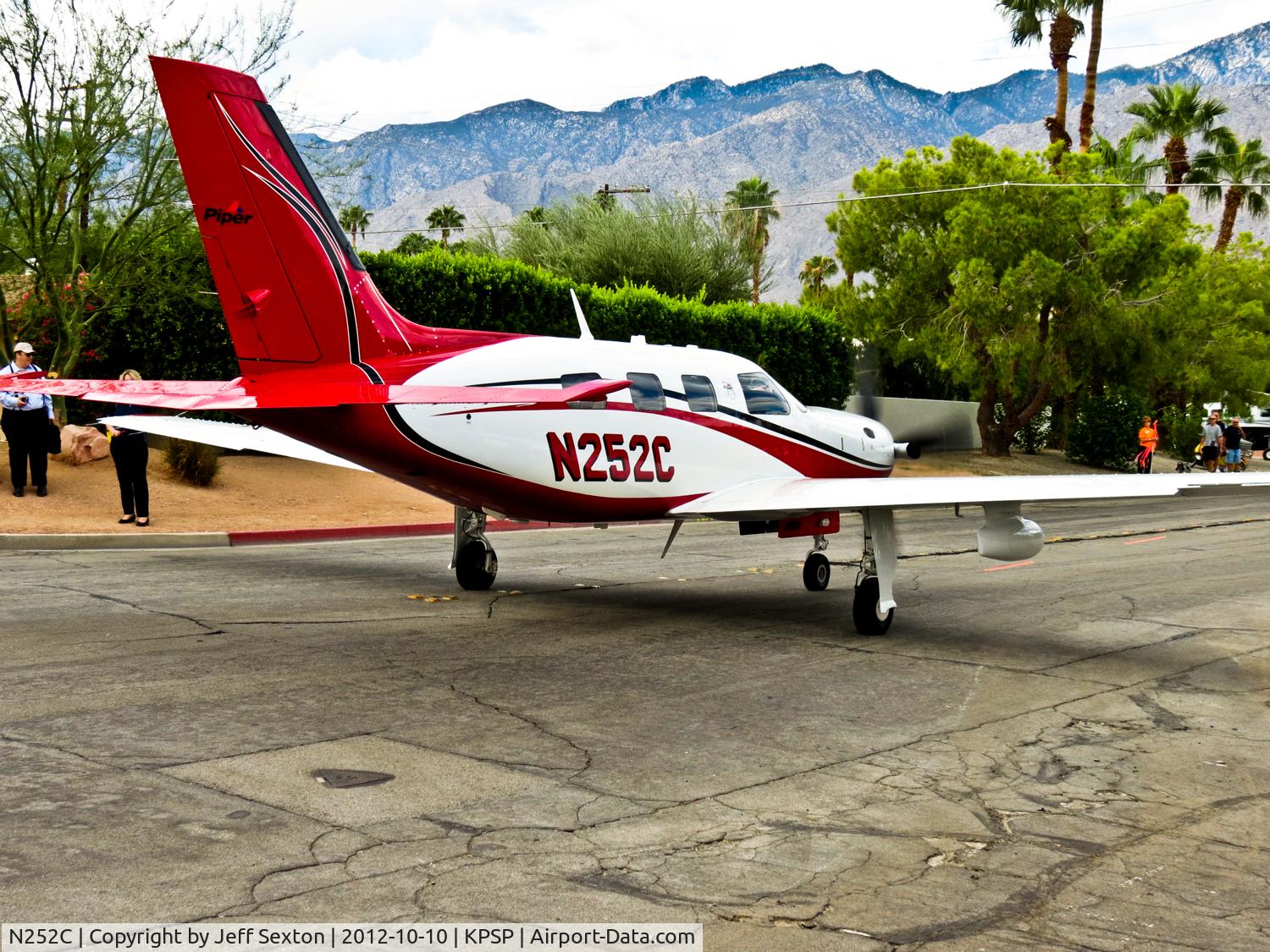 N252C, Piper PA-46-500TP C/N 4697498, AOPA Parade 2012 at Palm Springs. N252C, Serial No.4697498, Piper - PA46-500TP