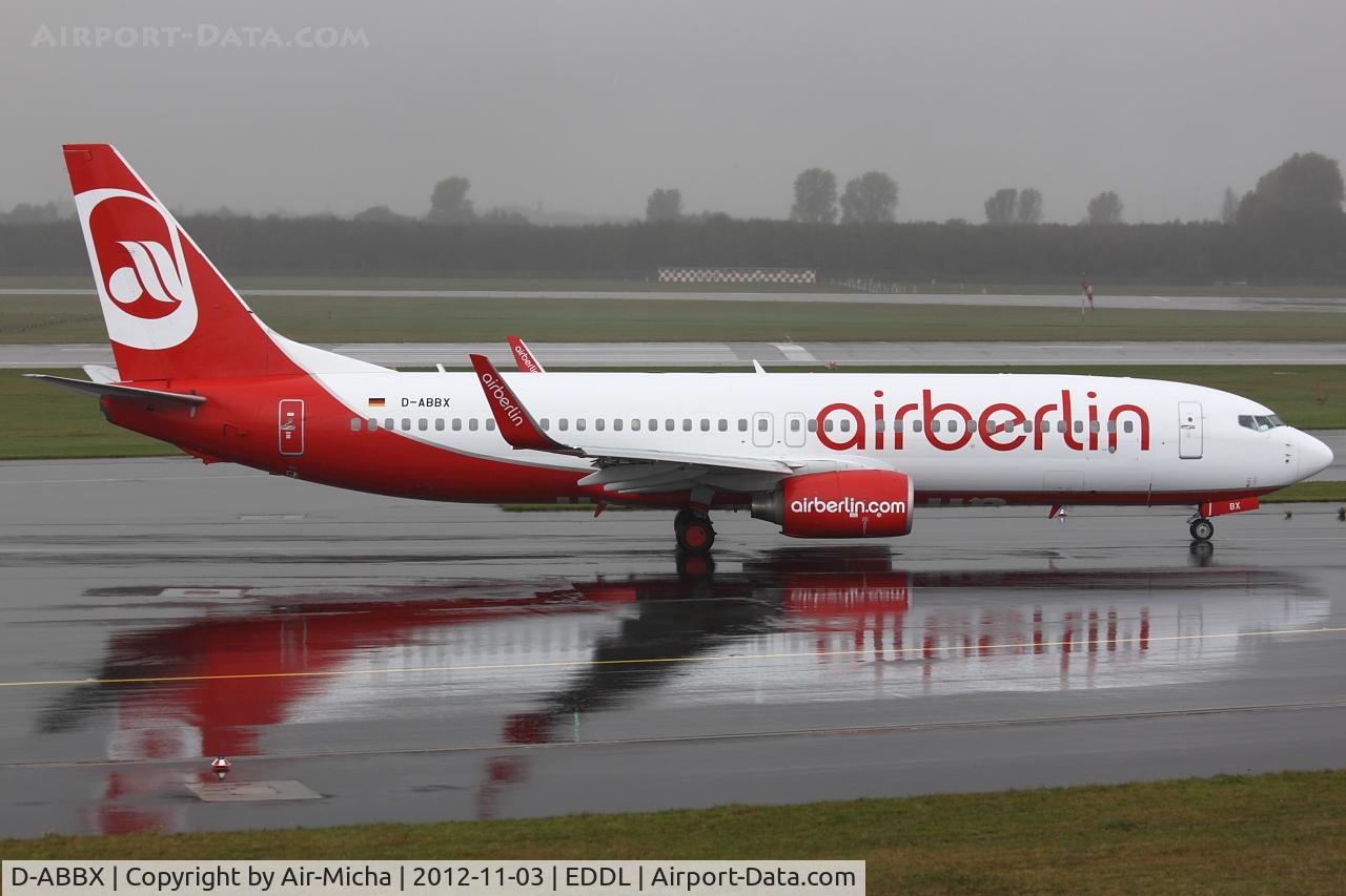 D-ABBX, 2007 Boeing 737-86J C/N 34969, Air Berlin, Boeing 737-808 (WL), CN:34969/2293