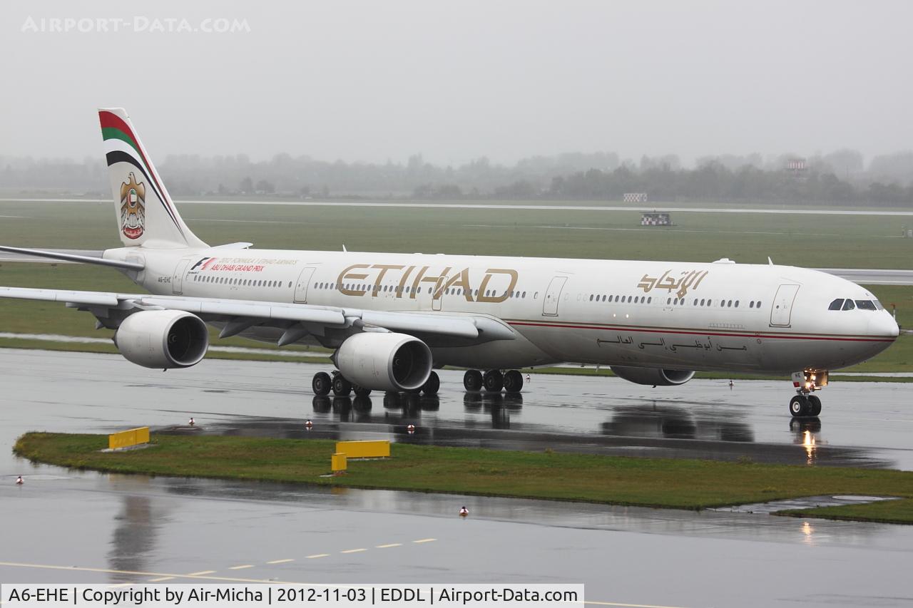A6-EHE, 2007 Airbus A340-642X C/N 829, Etihad Airways, Airbus A340-642X, CN: 0829