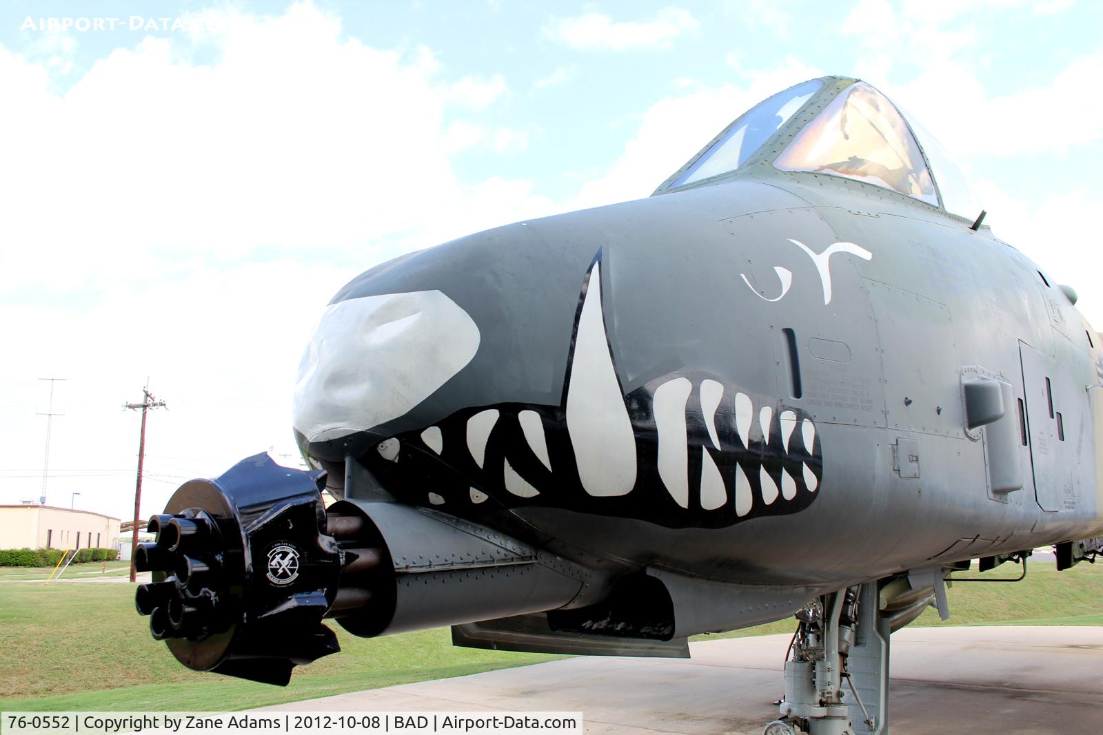 76-0552, 1976 Fairchild Republic A-10A Thunderbolt II C/N A10-0099, At Barksdale Air Force Base -47th Fighter Squadron