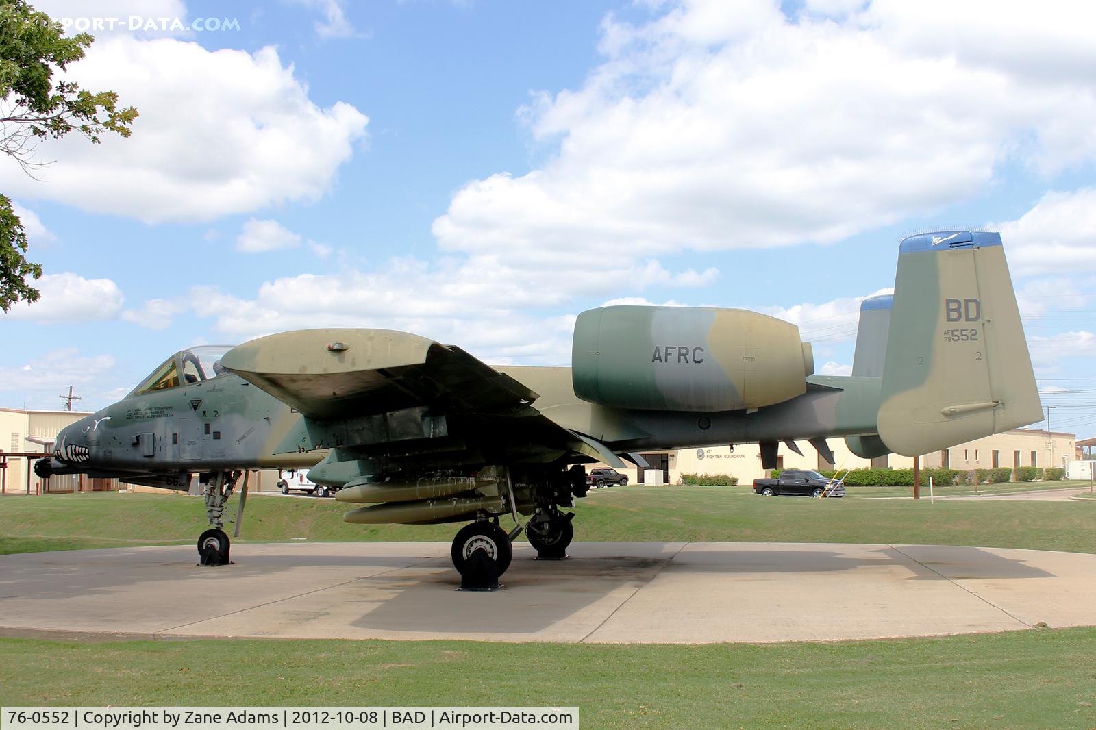 76-0552, 1976 Fairchild Republic A-10A Thunderbolt II C/N A10-0099, At Barksdale Air Force Base -47th Fighter Squadron