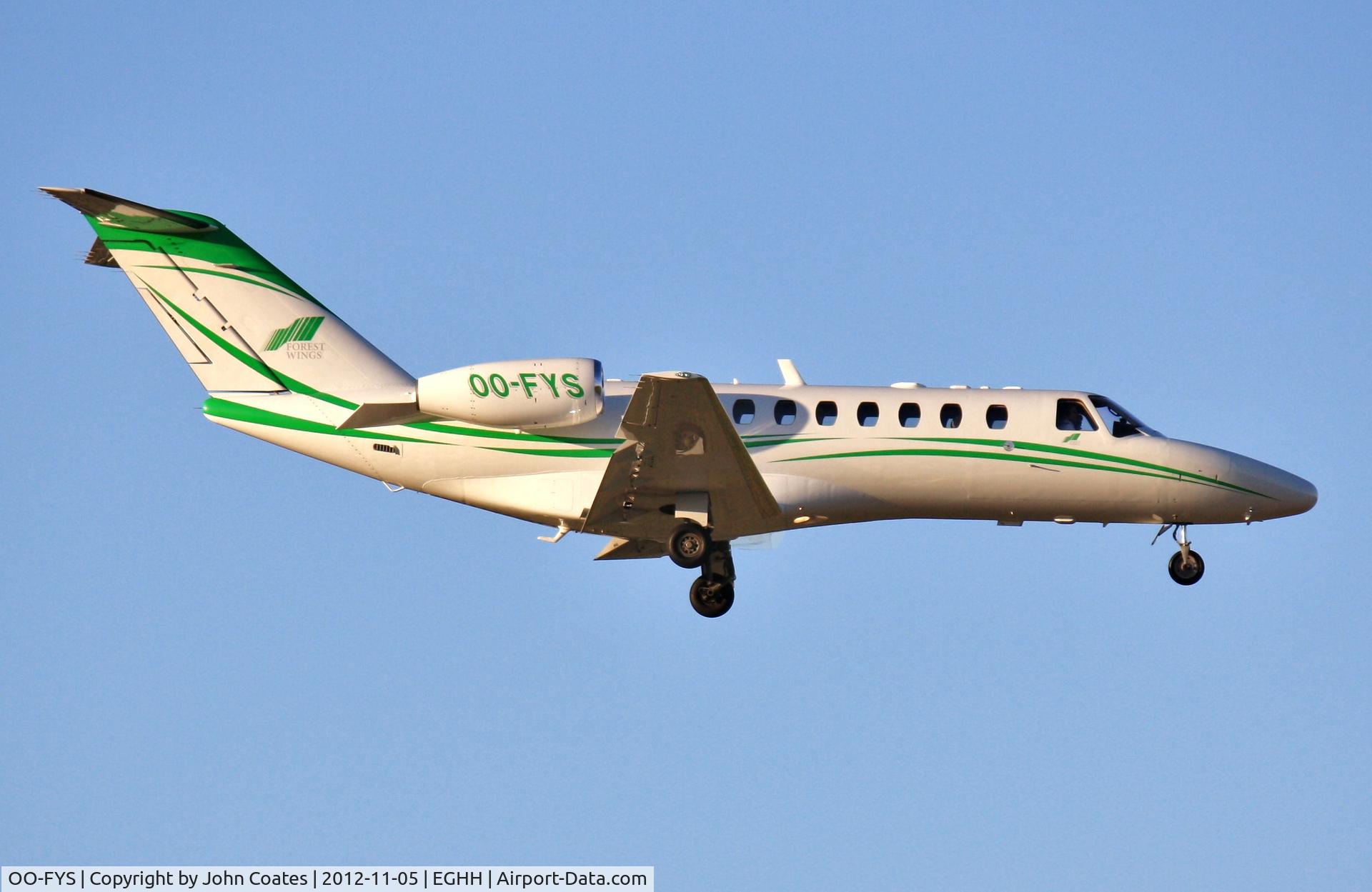 OO-FYS, 2007 Cessna 525B CitationJet CJ3 C/N 525B-0197, Arriving to Signatures