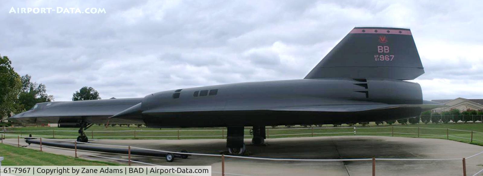 61-7967, Lockheed SR-71A Blackbird C/N 2018, At Barksdale Air Force Base - 8th Air Force Museum