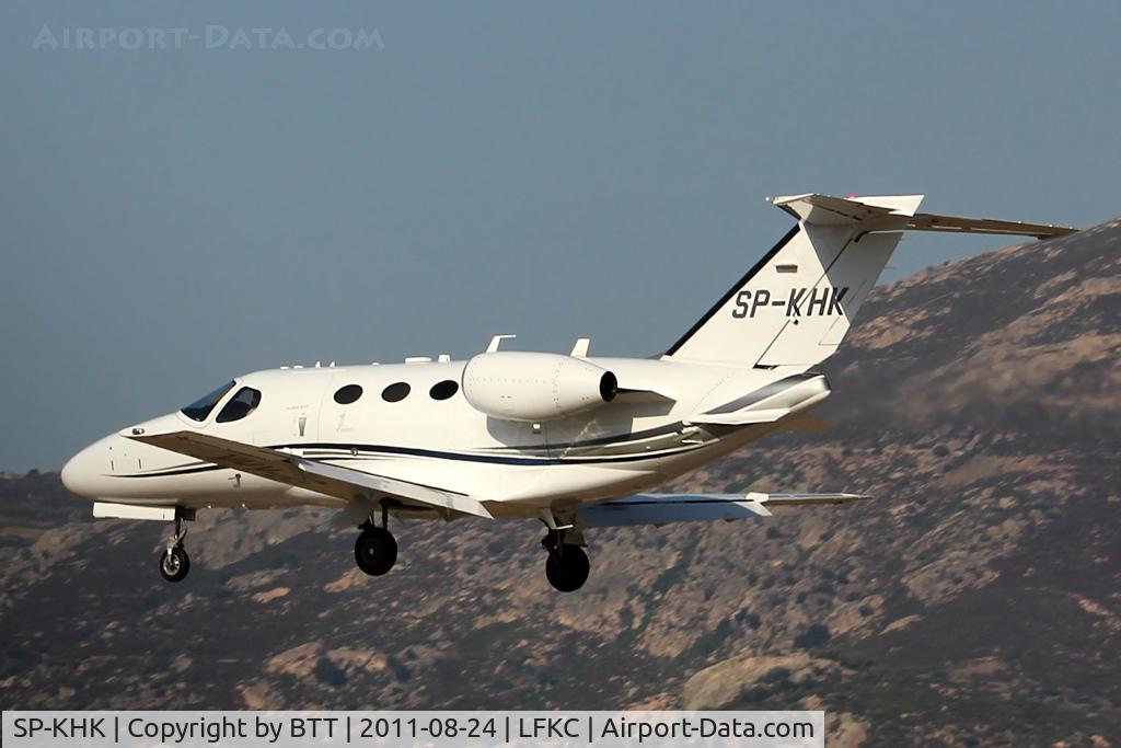 SP-KHK, 2009 Cessna 510 Citation Mustang Citation Mustang C/N 510-0189, Landing in 36
