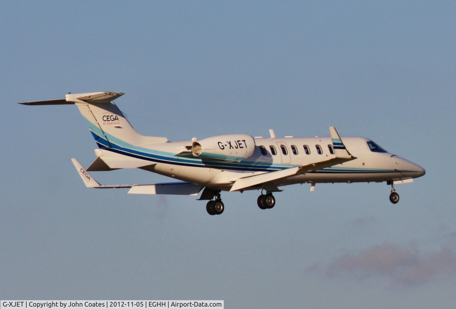 G-XJET, 2006 Learjet 45 C/N 45-311, ex G-IZAP short finals