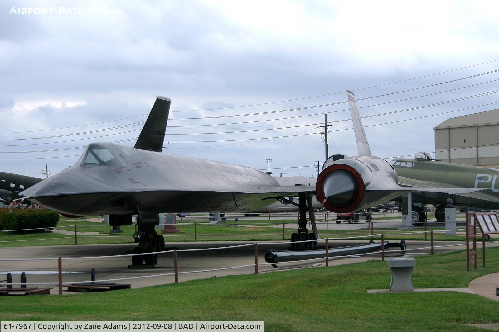 61-7967, Lockheed SR-71A Blackbird C/N 2018, At Barksdale Air Force Base - 8th Air Force Museum
