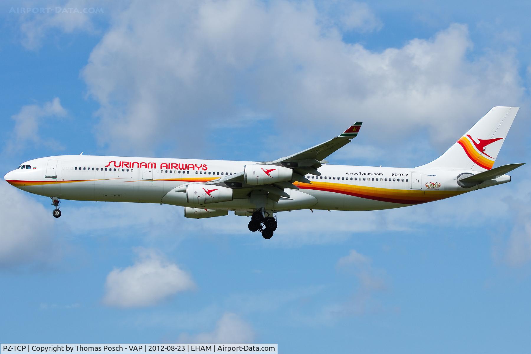 PZ-TCP, 1994 Airbus A340-312 C/N 049, Surinam Airways
