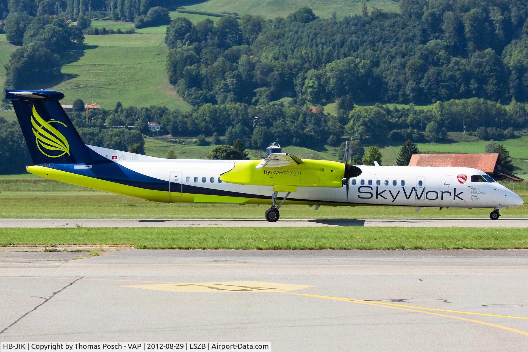 HB-JIK, 2009 Bombardier DHC-8-402 Dash 8 C/N 4265, Sky Work Airlines