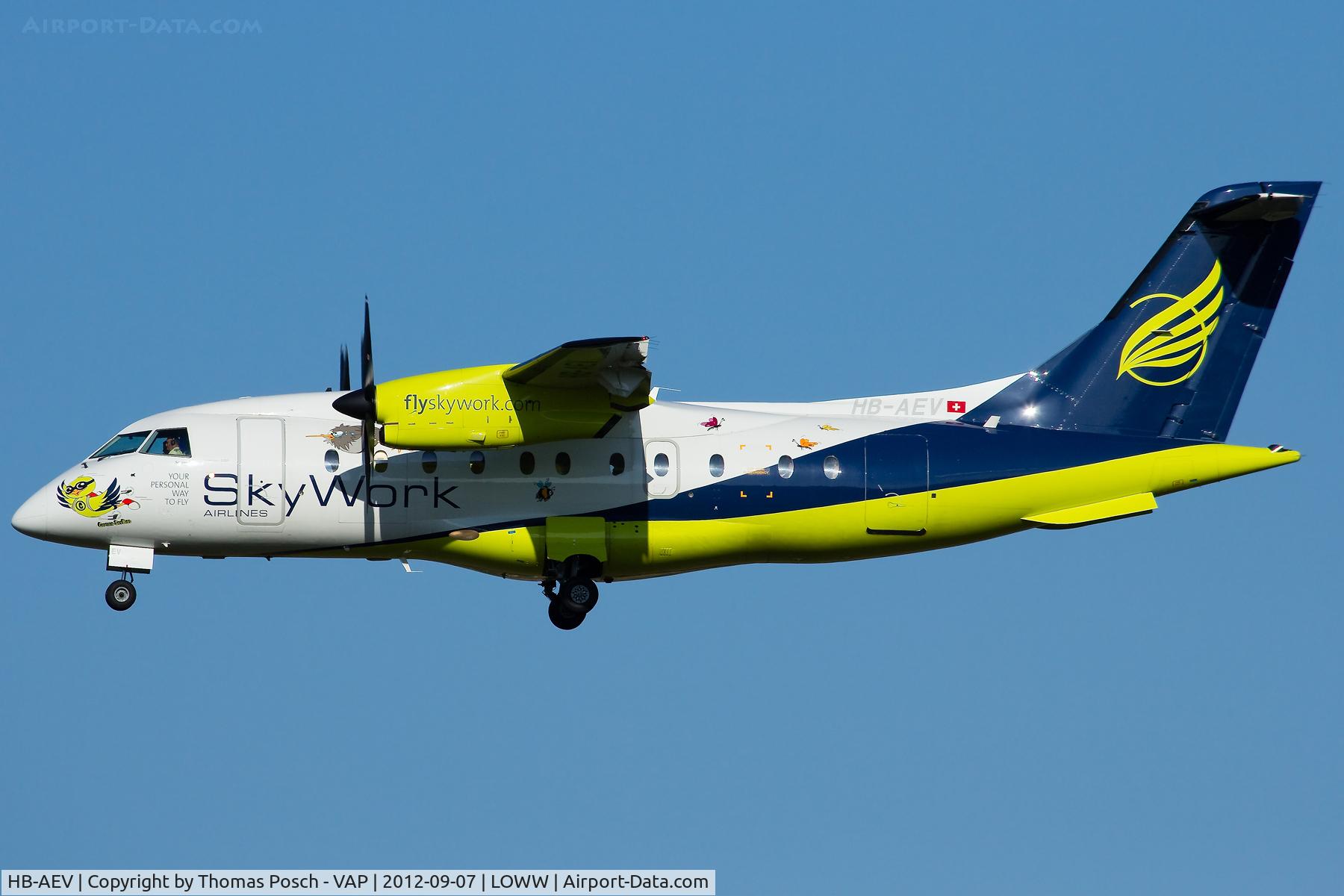 HB-AEV, 1995 Dornier 328-110 C/N 3056, Sky Work Airlines