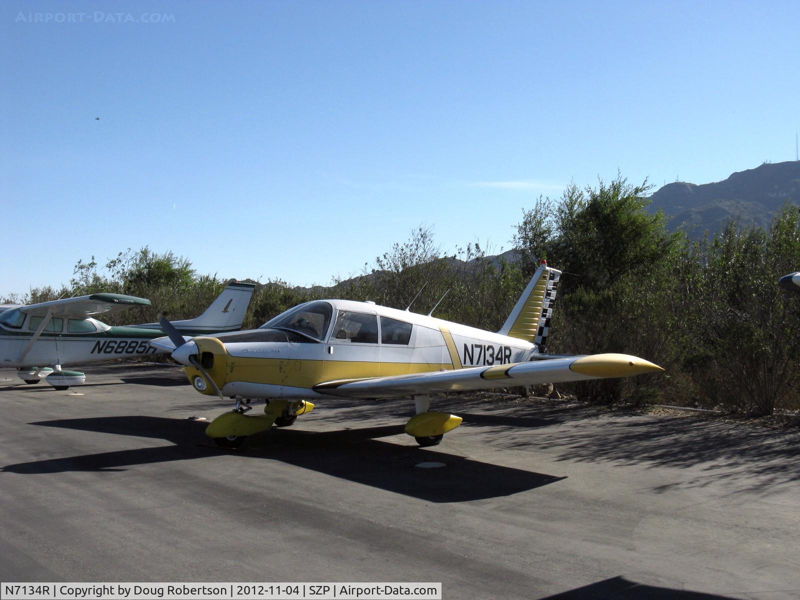 N7134R, 1966 Piper PA-28-140 Cherokee C/N 28-21835, 1966 Piper PA-28-140 CHEROKEE, Lycoming O-320-E2A 150 Hp