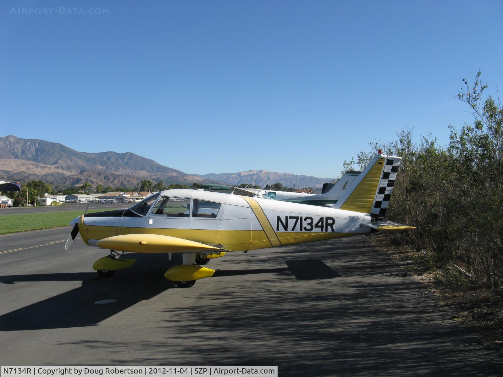 N7134R, 1966 Piper PA-28-140 Cherokee C/N 28-21835, 1966 Piper PA-28-140 CHEROKEE, Lycoming O-320-E2A 150 Hp